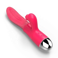 Sexspielzeug Zungen-Leckvibrator für Frauen Brustwarzen Klitoris-Sauger Anale Vibrationsstimulation Weibliche Masturbation Erwachsenen-Artikel