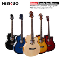 HEBIKUO Factory Direct Professional E40-DDL Acoustic Guitar for Traveling Beginners Students Stringed Instruments Popular Gifts