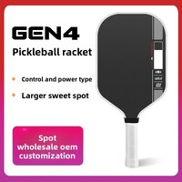 Raquette de moulage à froid Peak Gen4 adaptée au carbone T700 de 16 mm d'épaisseur, puissance offensive, entraînement, forme portable