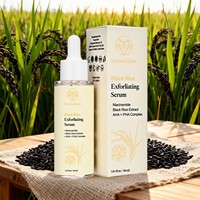 Sérum Visage Rénovateur à l'AHA, PHA et Niacinamide à base de Riz Noir Fermenté – Affine les Pores, Contrôle le Sébum, Lisse et Illumine le Teint