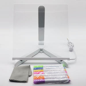 Staffa in acrilico cancellabile tavolo da disegno per <span class=keywords><strong>bambini</strong></span> regali creativi <span class=keywords><strong>luce</strong></span> <span class=keywords><strong>notturna</strong></span> a Led USB messaggio scritta Note Pad lampada da tavolo - Product Image 3