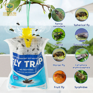 Trappola per insetti da appendere all'esterno per api, mosche della frutta, vespe <span class=keywords><strong>e</strong></span> calabroni, efficace catturatore di insetti in plastica per il giardino - Product Image 2