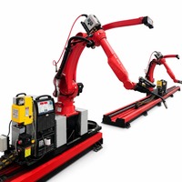 Robot de Soldadura de Vía de Grado Industrial, Brazo Automático de 6 Ejes para Estructuras de Acero, Construcción Naval y Proyectos de Tuberías