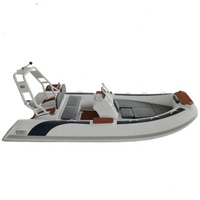 CE 420 patrouille aluminium coque hypalon orca gonflable luxe yacht bateau gommone tender 4 métro