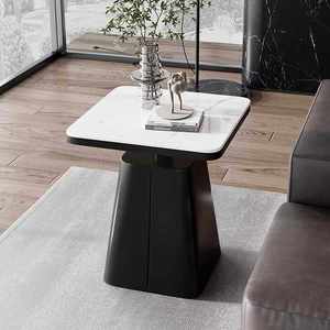 <span class=keywords><strong>Table</strong></span> basse en fer de style luxe léger, plateau en pierre, simple et moderne, meubles de salon carrés, créatifs - Product Image 4