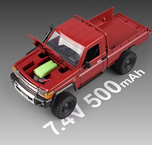 Coche RC MN82 Escala 1:12, Vehículo Todoterreno 2.4G con Cargador, Cable USB, Alcance de 50m, Juguete de Control Remoto Listo para Usar para Niños - Product Image 3