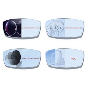 Lentes de Resina Fotocromáticas HMC de Una Pieza, Recubrimiento Verde 2C, Curva Base 1.56, Modelo Grisado, Lentes de Espejo HMC UV420, Venta al Por Mayor de Fábrica - Product Image 3
