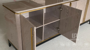 High Quality Bespoke Furniture Luxury Style Design 3 Doors <b>Sideboard</b> Living Room Modern Side Cabinet - Product Image 4