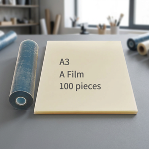 GOOSAM Custom Logo Design 3D UV DTF Heat Transfer Sticker A/B Transfer <b>Paper</b> <b>A3</b> PET Film Print Sheet Digital Printing - Product Image 3
