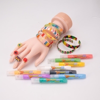 Kinder DIY Eis-Schmuck Deko-Bastelset 3D-Malset Erstelle Deine Eigenen Ringe Armbänder Kreatives Handgemachtes Kunst-Spielzeug Geschenk für Kinder