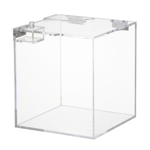 Dấu hiệu mùa xuân tùy chỉnh rõ ràng Acrylic <span class=keywords><strong>plexiglass</strong></span> kẹo hiển thị hộp vuông Acrylic nắp hộp lưu trữ kẹo - Product Image 2