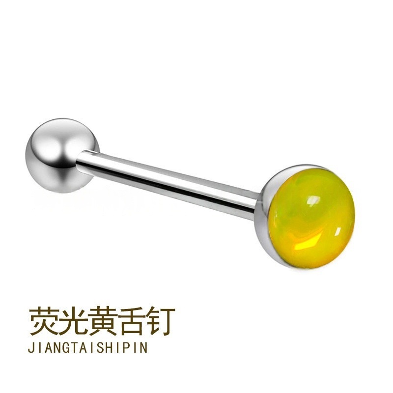 Colore naturale titanio + giallo fluorescente