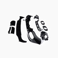 Difusor de Parachoques Trasero de Doble Salida Estilo AMG Negro ABS para Mercedes Benz Clase CLA CLA35 W118