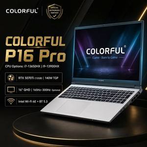 โน้ตบุ๊กเกมมิ่งสีสันสดใส ขนาด 16 นิ้ว I7 I9 รุ่นที่ 13 RTX 5050 5070 5070Ti ใหม่เอี่ยม แรม 64GB ความจุ 2TB แบบ PCIE พร้อมการ์ดจอ - Product Image 1