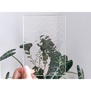 Kích thước tùy chỉnh siêu rõ ràng trang trí kết cấu thủy tinh 6mm 8mm 10mm nhà phòng tắm phân vùng rãnh sắt thấp trang trí mô hình thủy tinh - Product Image 1