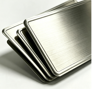 Custom Embossed Brushed Aluminum Rectangle <b>Name</b> <b>Plate</b> Self Adhesive Sticker Metal Label Stamping Technique for DVD Electronic - Product Image 2
