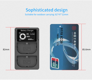 LP-E6 Bán Chạy Nhất Bộ Sạc Pin Sạc Nhanh Kép USB LCD Cho LP-E6 Canon Pin Máy Ảnh Kỹ Thuật Số FZ100 Sản Xuất Tại Nhà Máy - Product Image 5