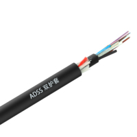 DEKAM ADSS Fiber Optik Kablo 6-288 Çekirdekli Tamamen Dielektrik Kendinden Destekli Kenya WiFi Ağı için