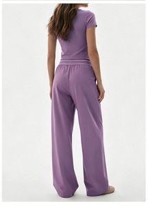 Nuovo Arrivo: Completo Sportivo da Donna con Top Casual a Collo Alto e Pantaloni a Vita Alta, Alta Elasticità per Yoga e <span class=keywords><strong>Fitness</strong></span> - Product Image 6