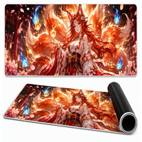 Tapis de bureau gaming grand format couleur personnalisée, tapis de souris étendu, base en caoutchouc de 2 mm d'épaisseur, écologique, pour setup de bureau minimaliste, en stock