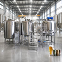 Equipo de Elaboración de Cerveza Comercial Personalizado de 1000L con Calentamiento Eléctrico a Vapor Opcional, Maquinaria Sanitaria para Exportaciones Globales