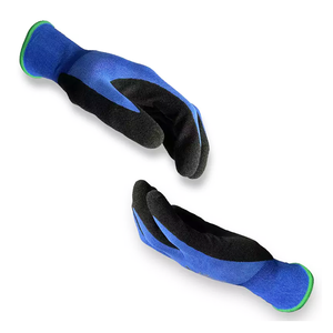 Guantes de Seguridad Laboral Personalizados de Poliéster Calibre 18 con Recubrimiento de Nitrilo Arenoso para Protección de Manos y Resistencia Eléctrica - Product Image 3