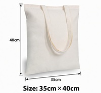 Sac fourre-tout en toile de coton imprimé sur mesure, réutilisable, avec longues poignées, vente en gros OEM