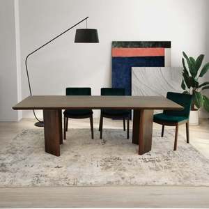 Modern Alden Solid Wood Eco-Friendly & Durable Dining <b>Table</b> for Living Room Bedroom Kitchen - Product Image 3
