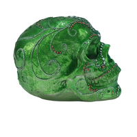 Patung Kepala Manusia Resin Gaya Eropa, Figur Rumah, Kerajinan Tangan, Patung Kepala Halloween, Figur Resin, Hadiah Resin