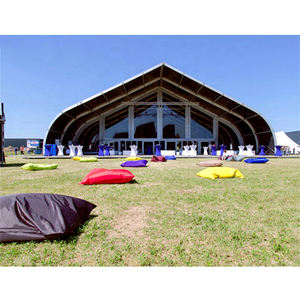 Tentes industrielles de fête de mariage 6000 <span class=keywords><strong>places</strong></span> à cadre en aluminium pour événements extérieurs <span class=keywords><strong>Tente</strong></span> incurvée en forme de pêche de <span class=keywords><strong>5</strong></span> mètres sur 10 mètres - Product Image 5