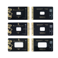 Boîte de présentation en acrylique personnalisée pour capsules, barres d'or en plastique, et pièces de monnaie – Étui d'emballage sous blister pour pièces de monnaie
