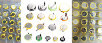 Lampe de poche Led CR3032 pile bouton pile lithium 3v CR3032 cr2032 avec languettes à souder