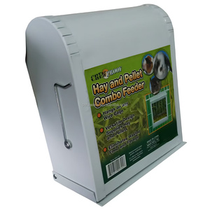 Saman ve pelet Combo besleyici 2-in-1 tavşan çim besleme raf gıda saklama kabı <span class=keywords><strong>Pet</strong></span> mama besleyici Hay ve pelet Combo besleyici - Product Image 6