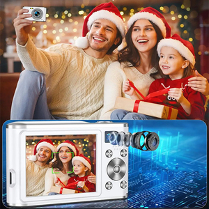 กล้องดิจิตอลเซลฟี่แบบเรโทรรุ่นใหม่ล่าสุด ขนาด 2.8 นิ้ว ความละเอียดสูง กล้องคู่ พร้อม CCD ขนาดเล็ก พกพาสะดวก สำหรับถ่ายภาพและวิดีโอ เหมาะสำหรับนักเรียน - Product Image 6