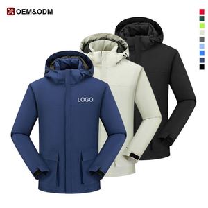 Chaquetas para Hombre, Impermeables, de Poliéster, para Invierno, Senderismo, al Aire Libre, Resistentes al Viento, Ropa de Equipo, con Logotipo Personalizado, Chaquetas para Mujer - Product Image 3