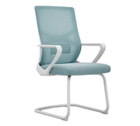 Chaise moderne de formation du personnel rafraîchissante et extensible Conception d'arc en maille simple personnalisable pour le bureau ou le ménage pour les réunions