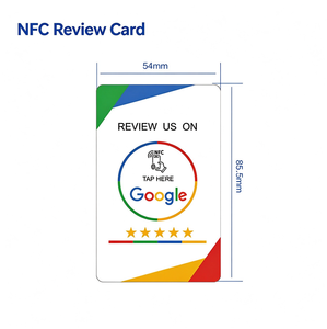 Carte NFC SHILOH <span class=keywords><strong>pour</strong></span> avis clients – Pas d'<span class=keywords><strong>application</strong></span>, pas de lecture de <span class=keywords><strong>code</strong></span> <span class=keywords><strong>QR</strong></span> – Puce importée – Plusieurs couleurs – Carte de visite intelligente <span class=keywords><strong>pour</strong></span> café, hôtel, boutique - Product Image 4