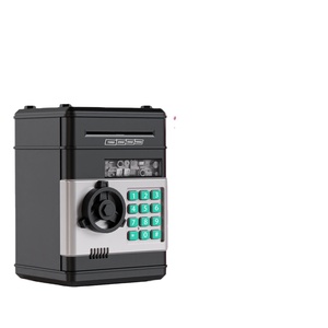 Caja Fuerte Creativa con Música para Depósitos en <span class=keywords><strong>Cajero</strong></span> Automático, Máquina Automática de Succión de Billetes, Caja Fuerte con Contraseña, <span class=keywords><strong>Banco</strong></span> de Ahorro para Niños - Product Image 1