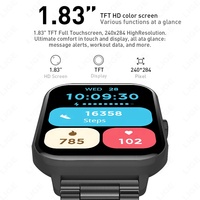 Reloj Inteligente BWZ211 (2 Correas) para Mujer y Hombre, Contesta Llamadas, Monitor de Ritmo Cardíaco, Monitor de Sueño, Rastreador de Actividad Física, Reloj Inteligente para Android IOS