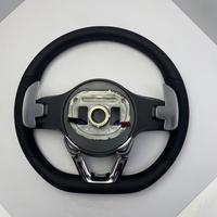 Volant en cuir et fibre de carbone forgée pour Mercedes-Benz C200/CLS/ML/CLA/GLC - Adaptation universelle pour mise à niveau et modernisation
