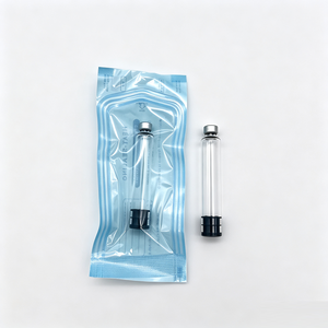 Flacon en verre de 3 ml, flacon de stockage en verre transparent avec bouchon en caoutchouc, emballage personnalisé OEM ODM disponible - Product Image 6