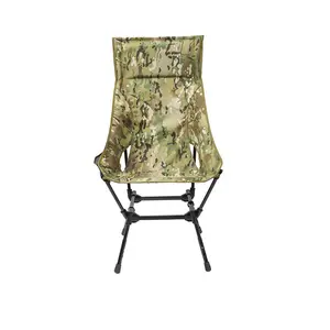 Structure à cadre carré, dossier haut, chaise pliante légère de pêche, chaise de camping pour voyage de détente