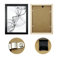 Cadre photo rectangulaire simple noir et blanc pour certificat, art mural, miroir – Vente en gros