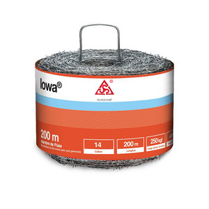 Galvanizado alambre de puas lowa ganadero 275M 350m 500m barb dây hàng rào mỗi cuộn với kích thước tùy chỉnh - Product Image 3
