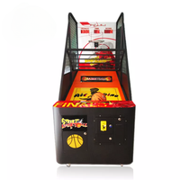 Machine de jeu de basket-ball à monnayeur, modèle classique Street Crazy Hoop, pour 1 ou 2 joueurs, pour centre commercial