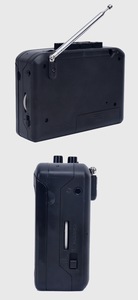Lecteur de cassette portable rétro, radio AM FM, haut-parleur stéréo intégré, alimentation USB, coque en ABS - Product Image 1