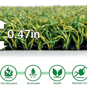 Césped Sintético Realista de 15 mm para Decoración de Patio y Jardín - Product Image 4