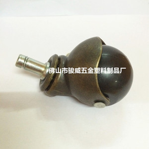 Junwei Ball Caster 50 Mm <b>Swivel</b> Mute Furniture Wheel With Brass Housing - Product Image 3