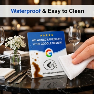 Etiquetas Acrílicas NFC con Reseñas de Google en Alemán. Haz clic para calificar y se enviarán inmediatamente. - Product Image 6