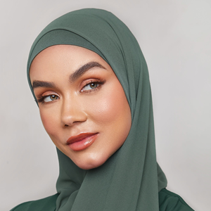 Voile de crêpe japonais 2025, foulard carré souple et fluide, facile à façonner, couleur unie, foulards traditionnels, châles pour - Product Image 3